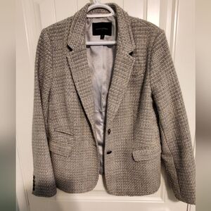 Banana Republic Textured Gray Blazer